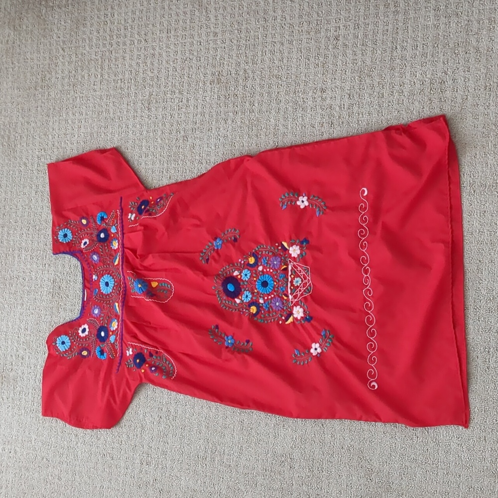 Mexican Embroidered Dress